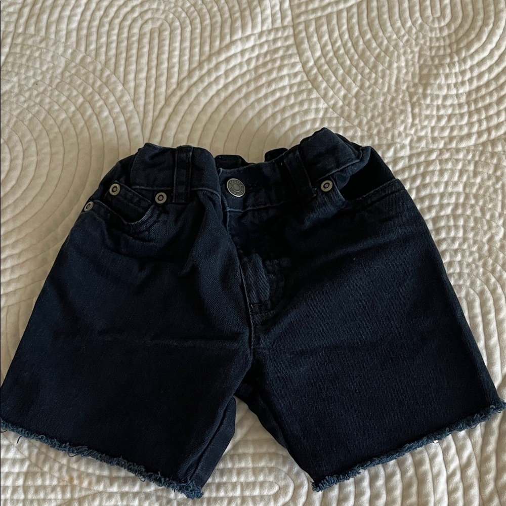 Carter's Midnight Navy Blue Jean Toddler Boy Shorts